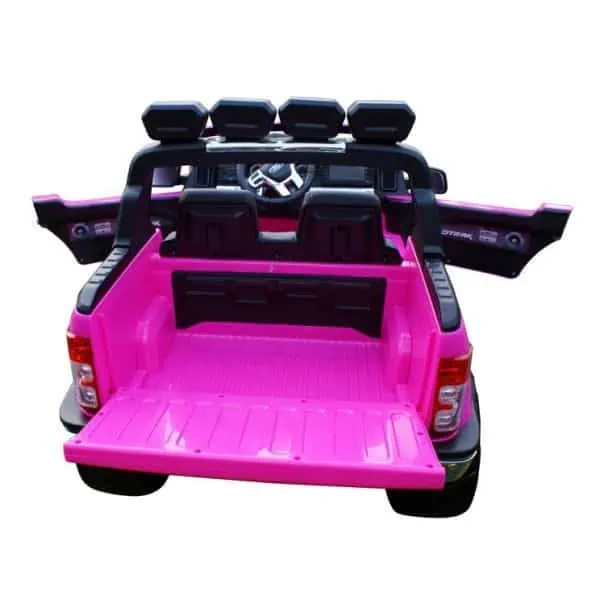 Voiture Electrique Enfant 4X4 2 Places Rose – Image 3