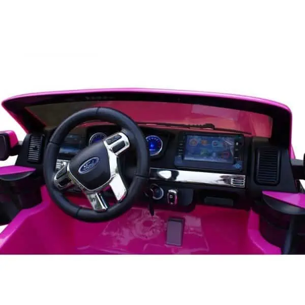 Voiture Electrique Enfant 4X4 2 Places Rose – Image 4