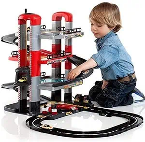 Garage Voiture Jouet Avec Ascenseur