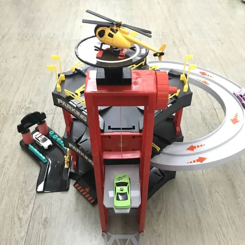Garage Voiture Jouet Parking Circuit Avec Petites Voitures – Image 3