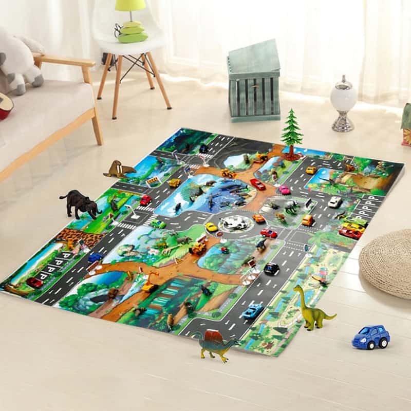 Tapis Circuit Voiture Enfant Garçon