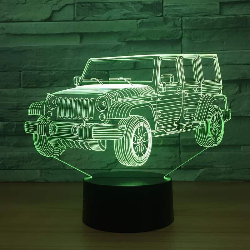 Veilleuse Voiture Lampe 3D 4X4 – Image 4