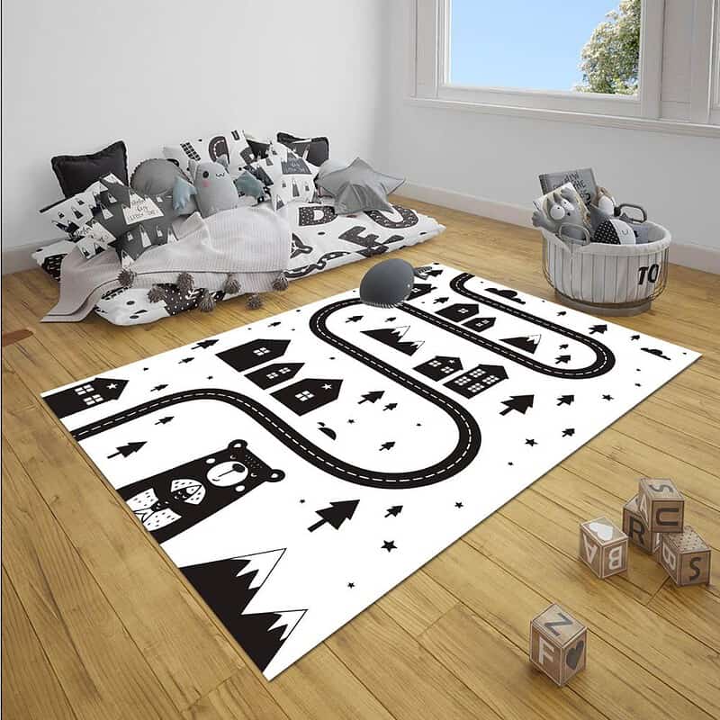 Tapis Circuit Voiture Enfant Jeu