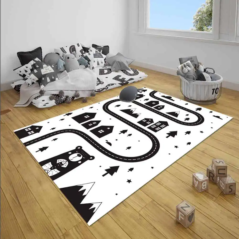 Tapis Circuit Voiture Enfant Jeu