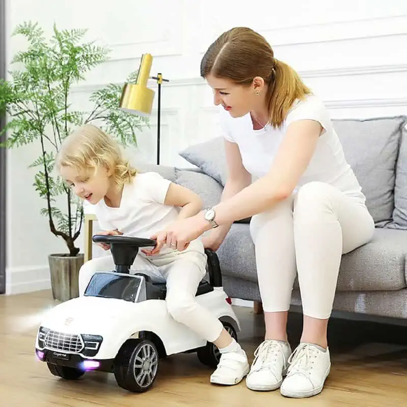 Porteur Bébé Voiture Blanc – Image 2