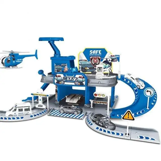 Garage Voiture Jouet Parking Pour Les Enfants