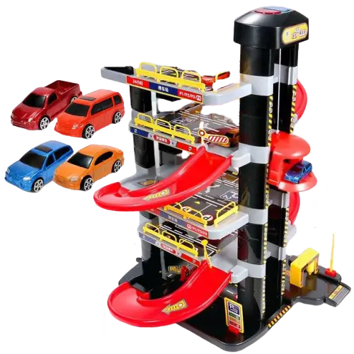 Garage Voiture Jouet Parking Style Japonais