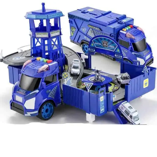 Garage Voiture Jouet Parking Transportable En Plusieurs Couleurs – Image 3