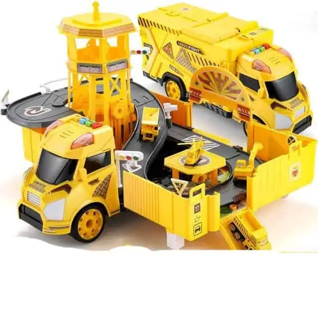 Garage Voiture Jouet Parking Transportable En Plusieurs Couleurs