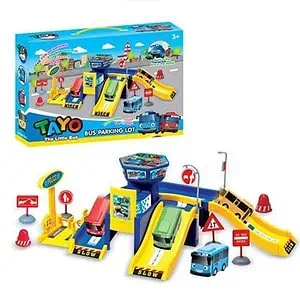 Garage Voiture Jouet Parking Garçon