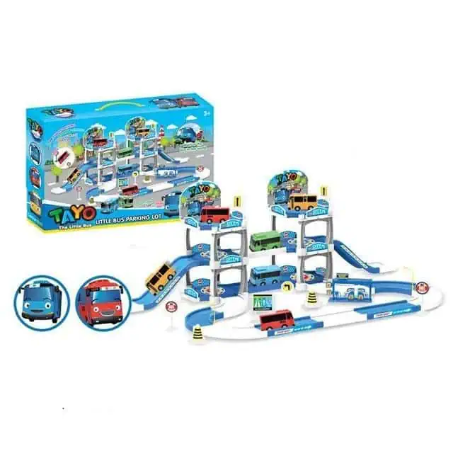 Garage Voiture Jouet Parking Avec Voitures