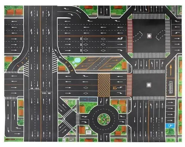 Tapis Voiture Enfant Route