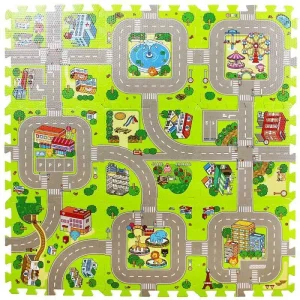 Tapis Circuit Voiture Enfant Mousse