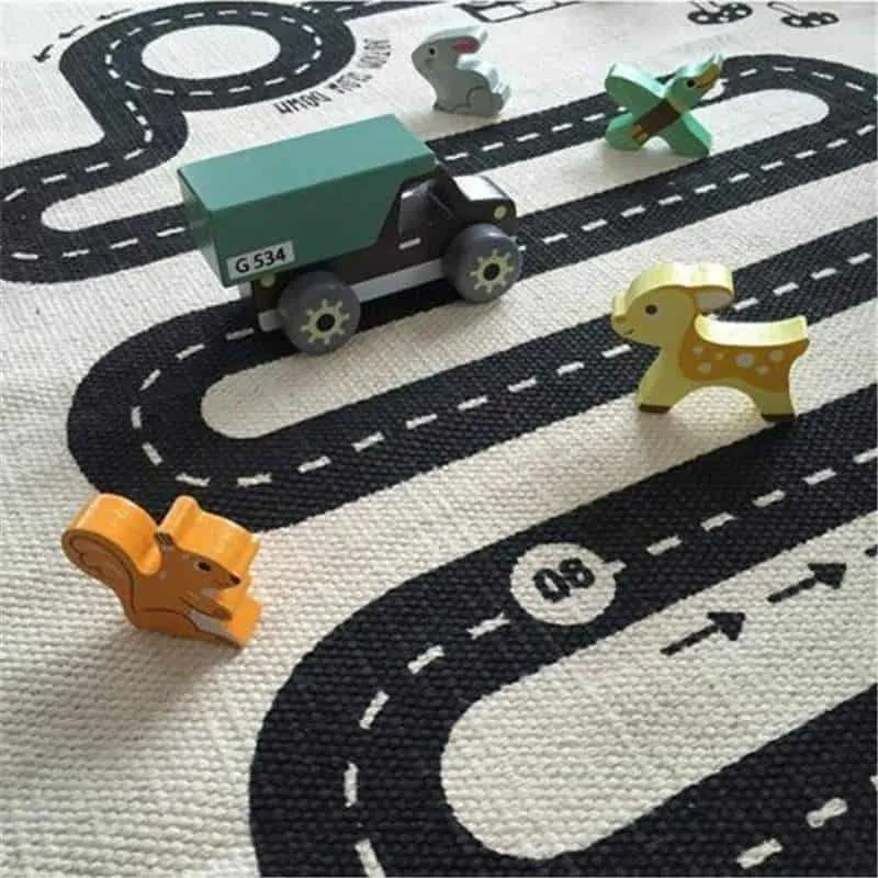 Tapis Circuit Voiture Enfant Bébé – Image 2