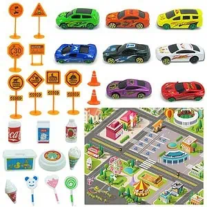 Voiture Jouet & Tapis