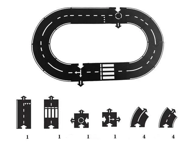 Tapis Circuit Voiture Enfant Puzzle – Image 2