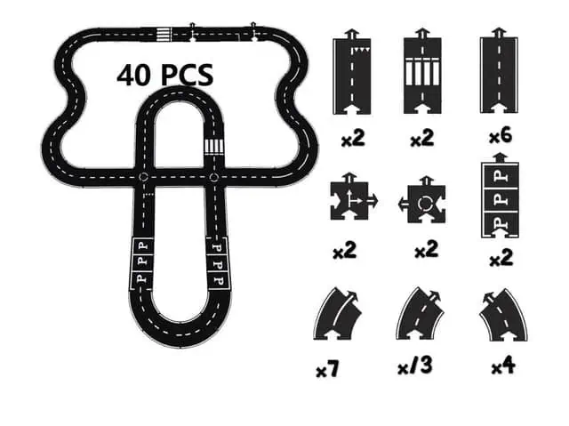 Tapis Circuit Voiture Enfant Puzzle – Image 7