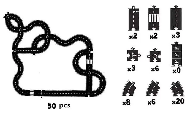Tapis Circuit Voiture Enfant Puzzle – Image 11
