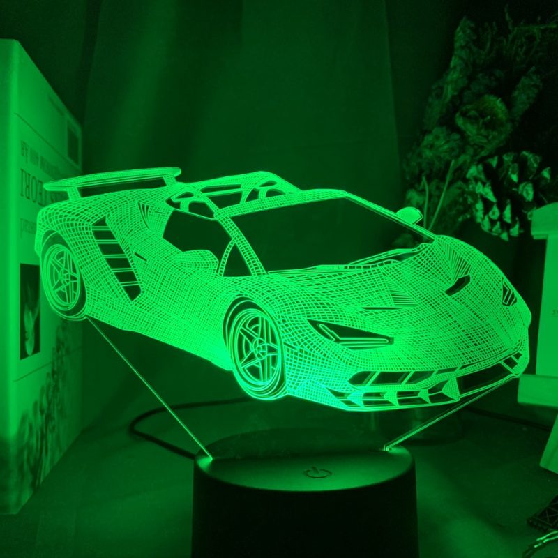 Veilleuse Voiture Lampe 3D Voiture De Course – Image 6