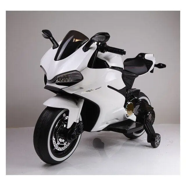 Moto Electrique Enfant Ducati Blanc
