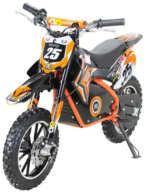 Moto Electrique Enfant "Mini Moto Cross Orange 500W"