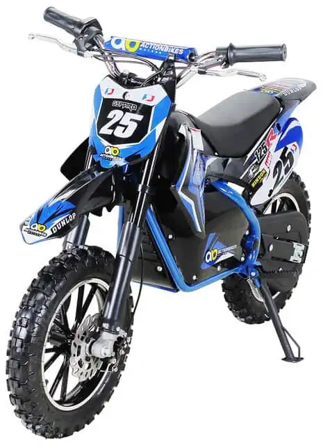 Moto Electrique Enfant "Mini Moto Cross Bleu 500W"