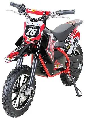 Moto Electrique Enfant "Mini Moto Cross Rouge 500W"