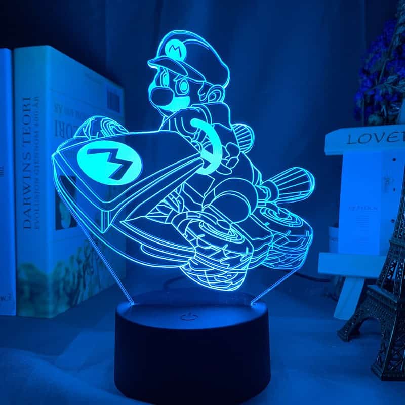 Veilleuse Voiture Lampe 3D Mario Kart – Image 3