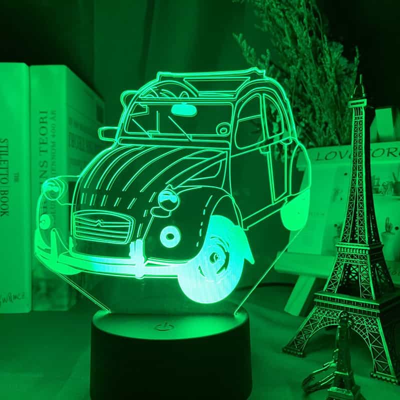 Veilleuse Voiture Lampe 3D Vintage – Image 5