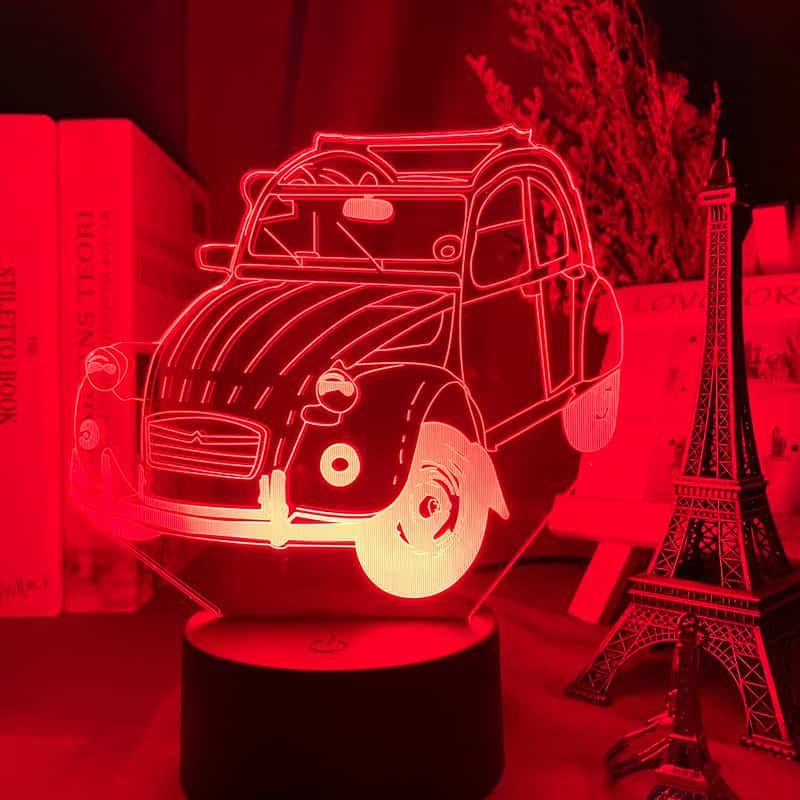 Veilleuse Voiture Lampe 3D Vintage – Image 3