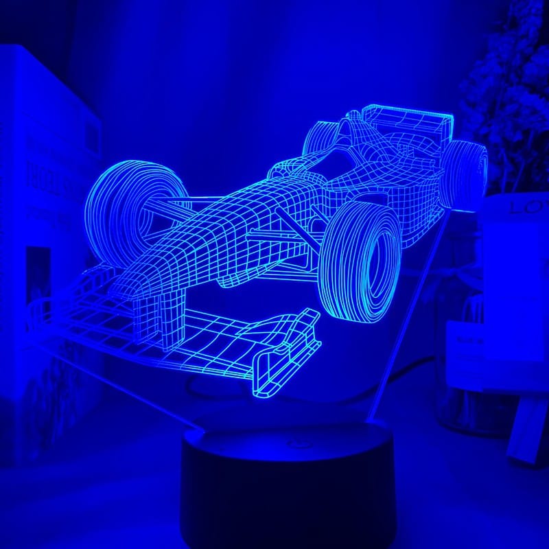 Veilleuse Voiture Lampe 3D Formule 1 – Image 2