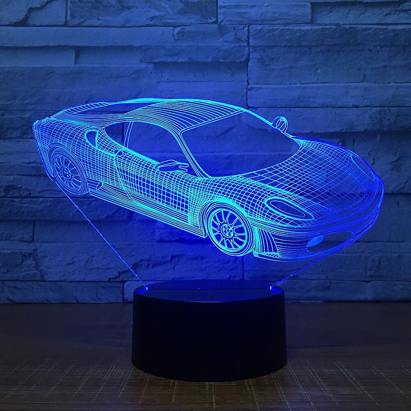 Veilleuse Voiture Lampe 3D Supercar – Image 3