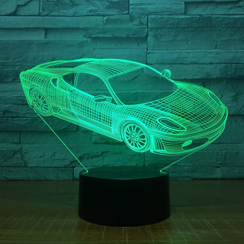 Veilleuse Voiture Lampe 3D Supercar – Image 4