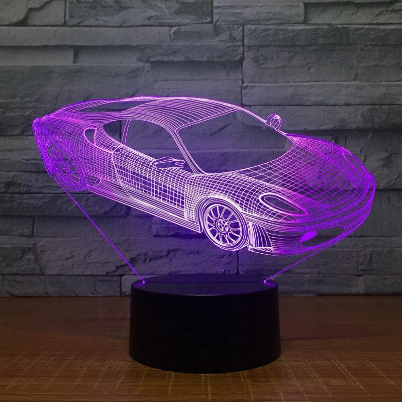 Veilleuse Voiture Lampe 3D Supercar – Image 6