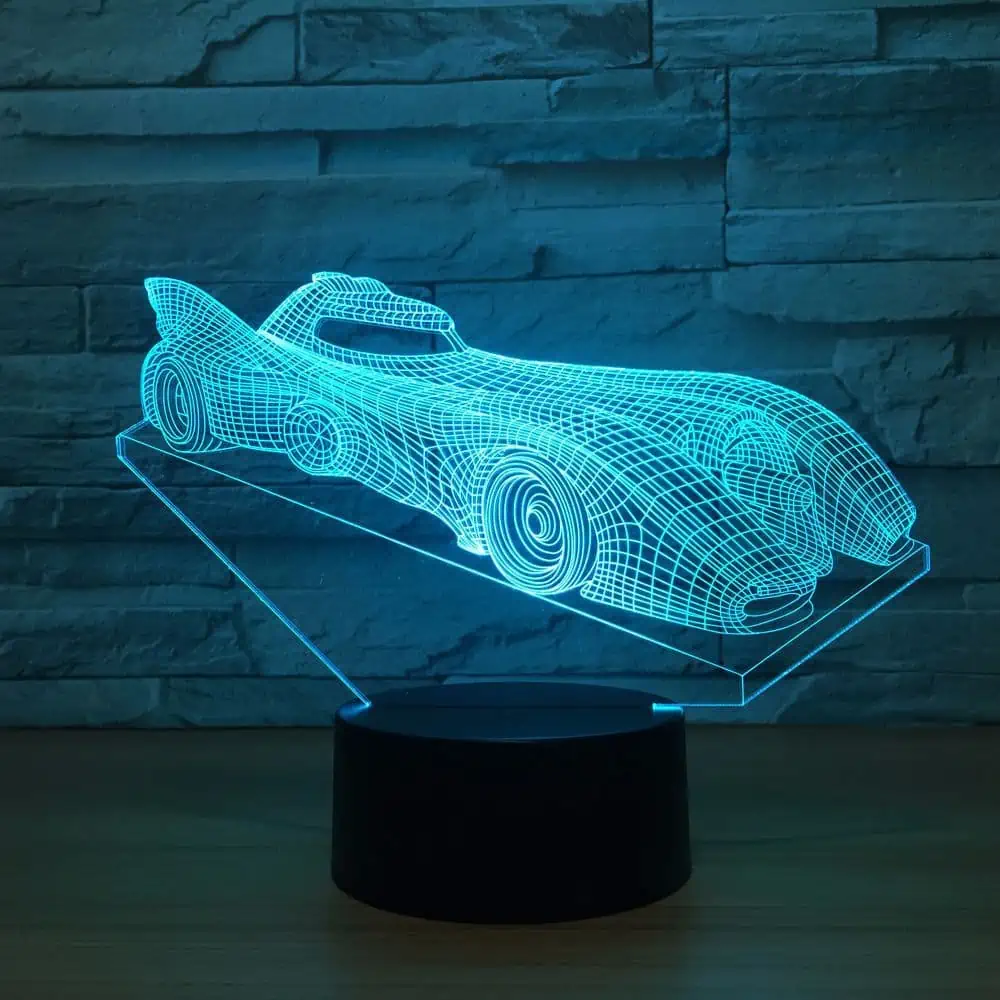 Veilleuse Voiture Lampe 3D Batmobile