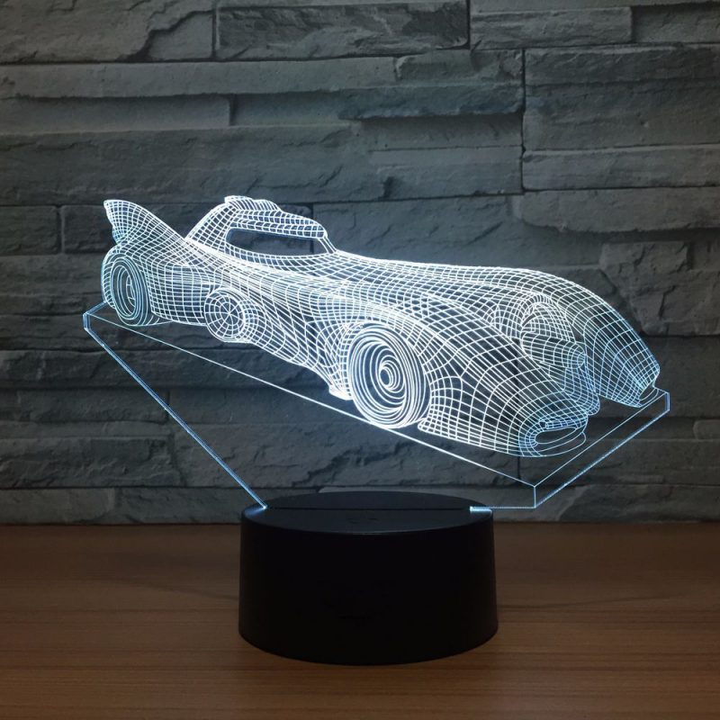 Veilleuse Voiture Lampe 3D Batmobile – Image 6