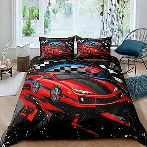 Housse De Couette Enfant Voiture De Course