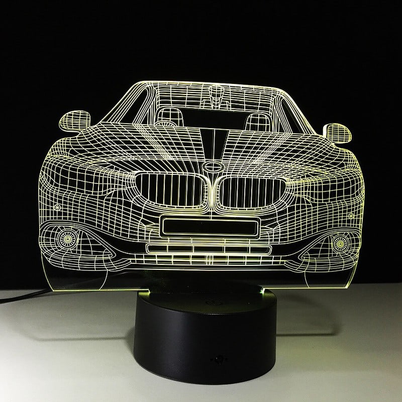 Veilleuse Voiture Lampe 3D Led – Image 5