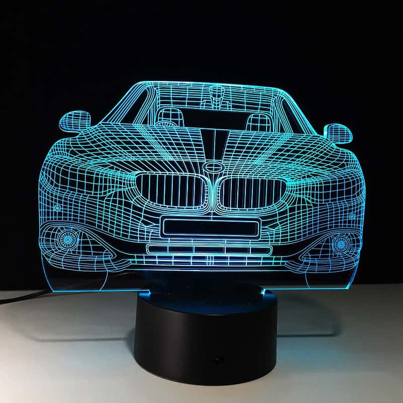 Veilleuse Voiture Lampe 3D Led – Image 6