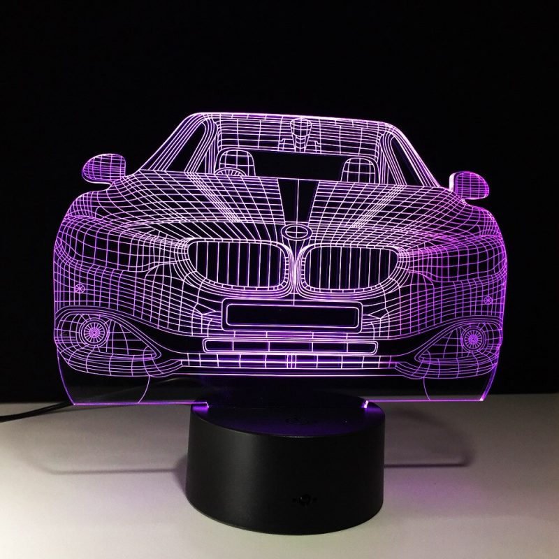 Veilleuse Voiture Lampe 3D Led – Image 7