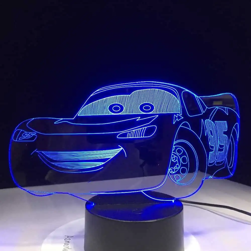 Veilleuse Voiture Lampe 3D Cars – Image 5
