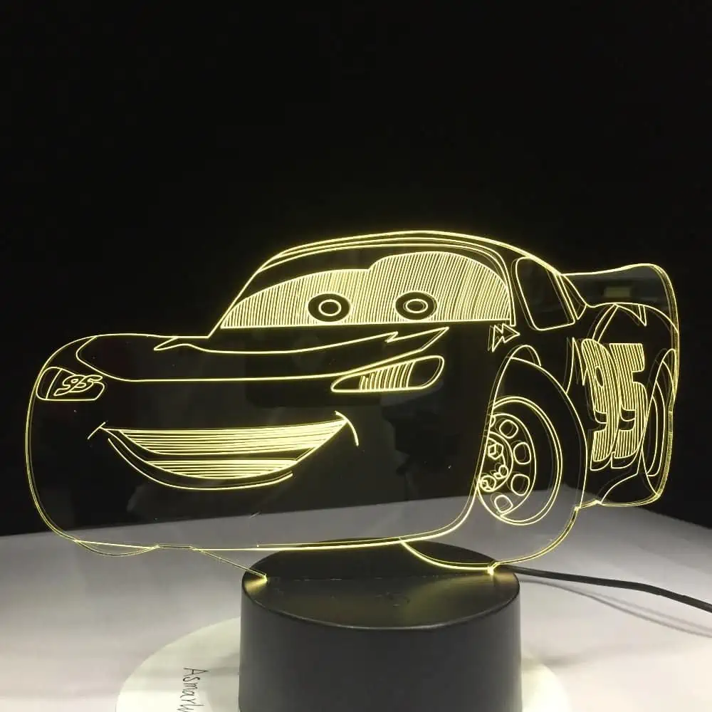 Veilleuse Voiture Lampe 3D Cars – Image 7