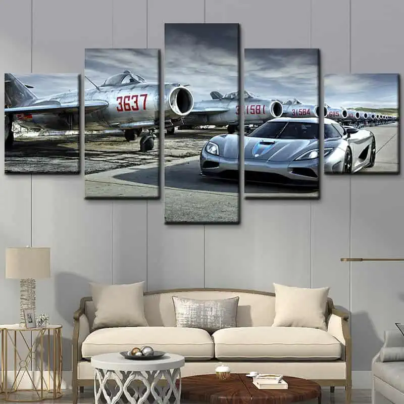 Tableau Voiture 5 Parties – Image 3