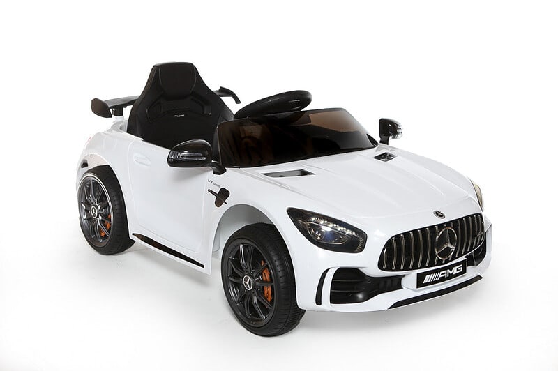 Voiture Electrique Enfant Mercedes Amg Gtr Blanche – Image 3