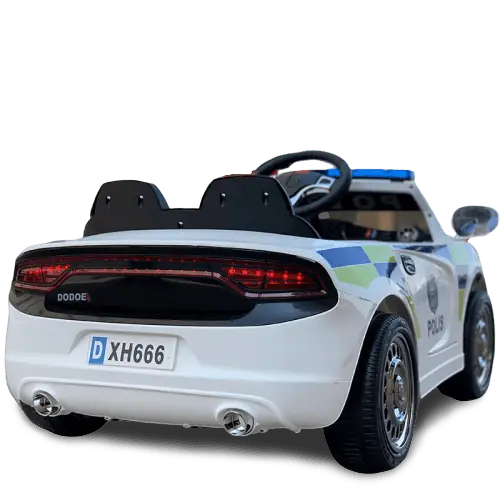 Voiture Electrique Enfant Noir Police 2 Places â Image 2